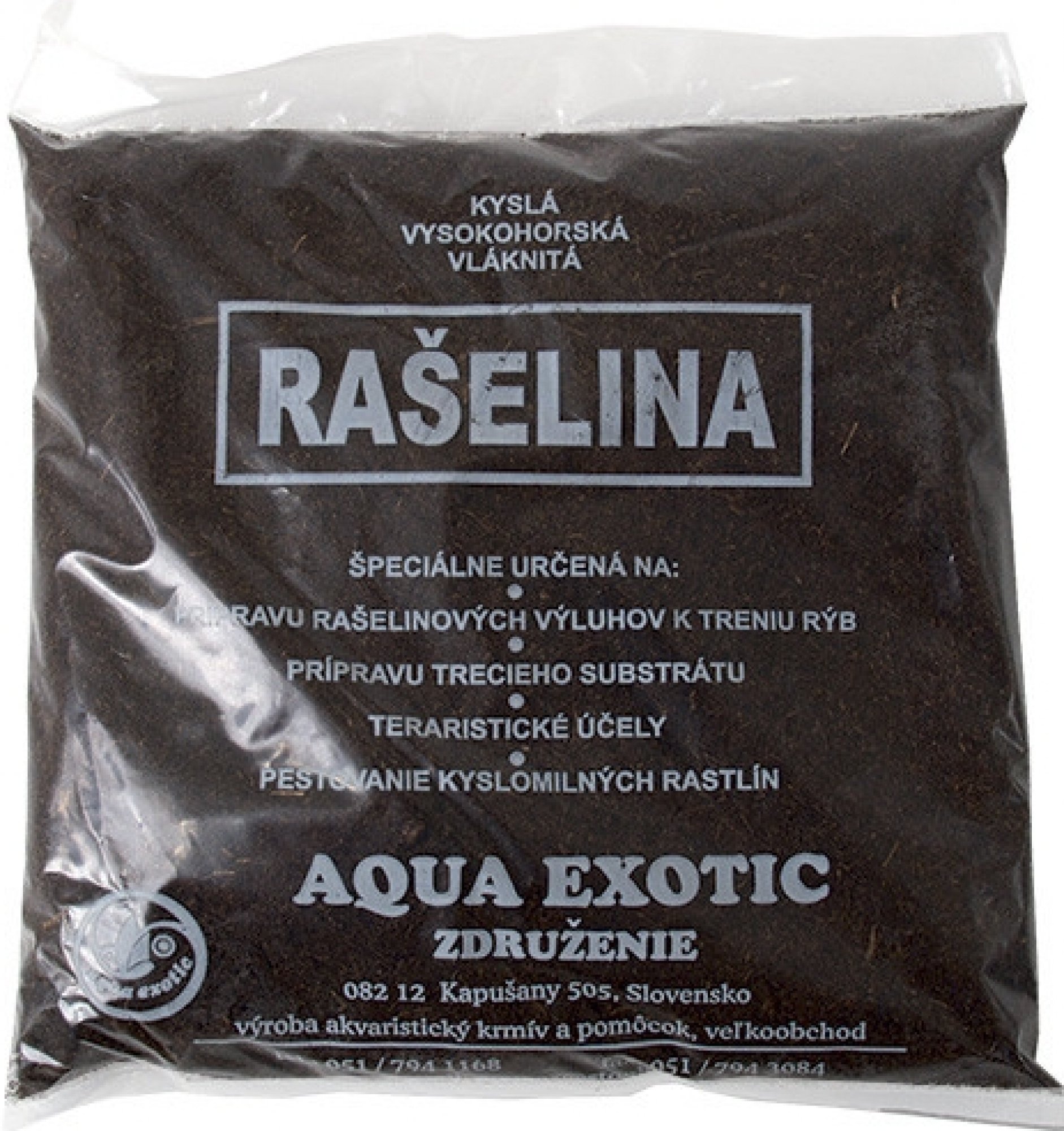 Akvarijní rašelina pro černé vody a tření ryb 500ml