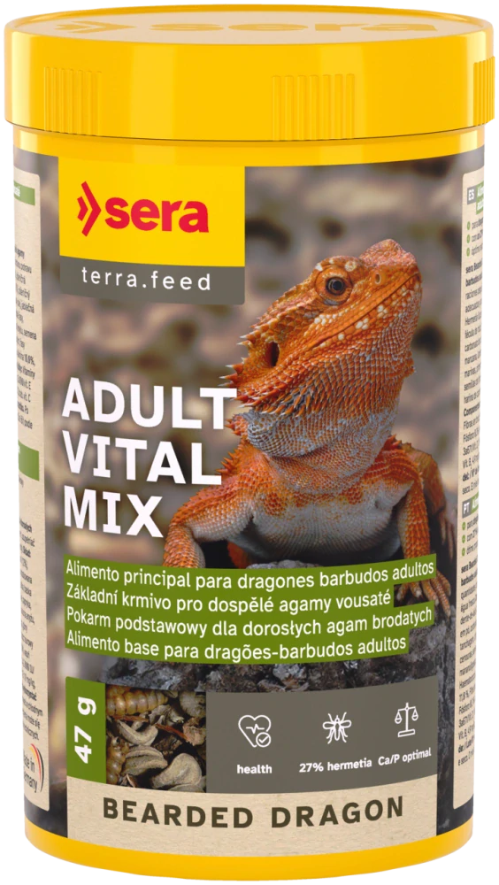 sera Bearded Dragon Adult Vital Mix 250ml