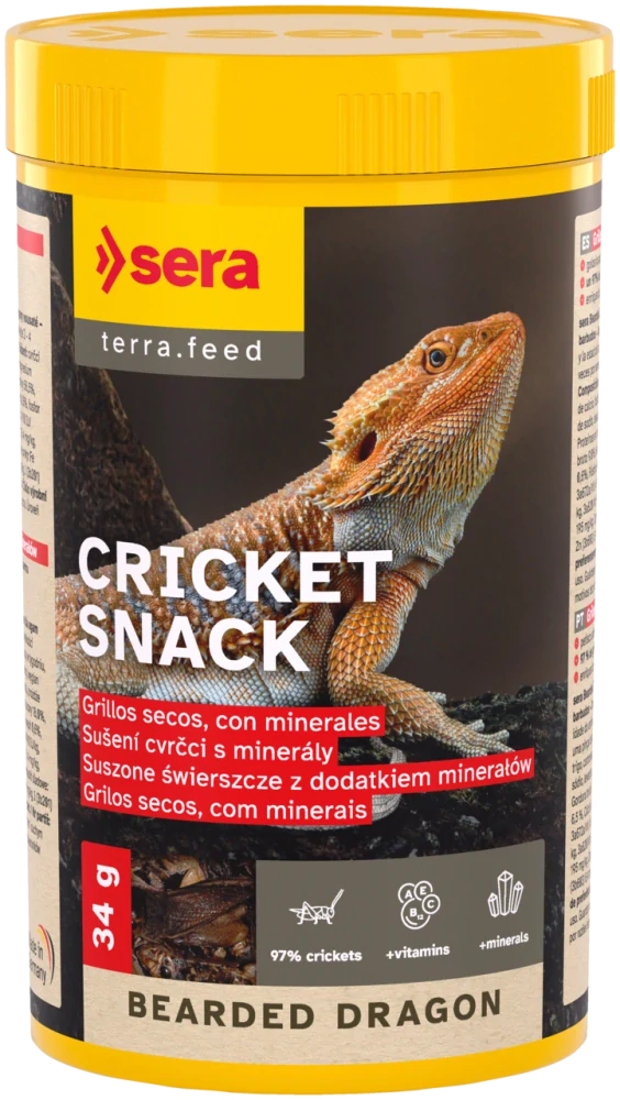 sera Bearded Dragon Cricket Snack 250 ml