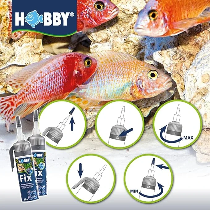 HOBBY Fix Underwater Adhesive 80ml – černé lepidlo na lepení i pod vodou