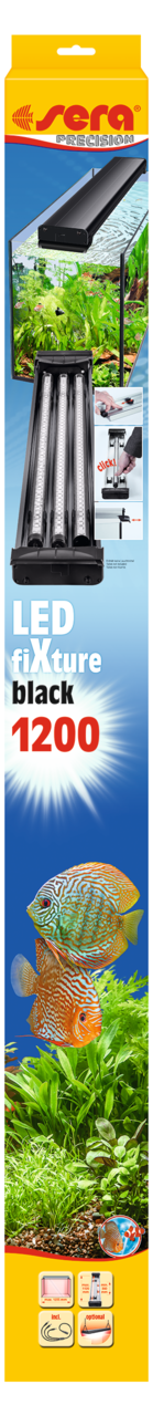 Sera LED fiXture black - osvětlení 120cm
