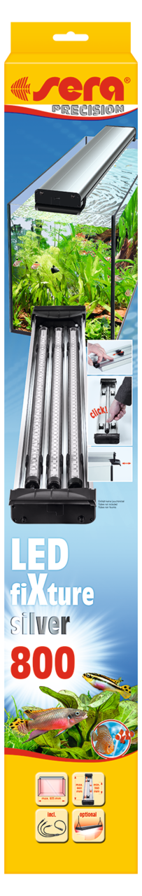Sera LED fiXture silver - osvětlení 80cm