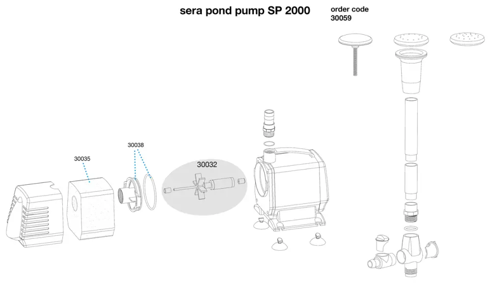 Sera pond čerpadlo SP 2000