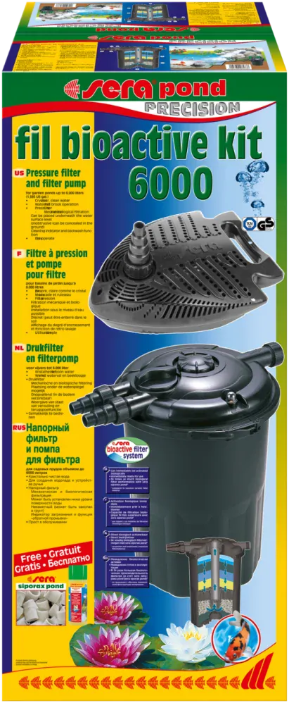 Sera Pond fil bioactive tlakový filtr Set 6000