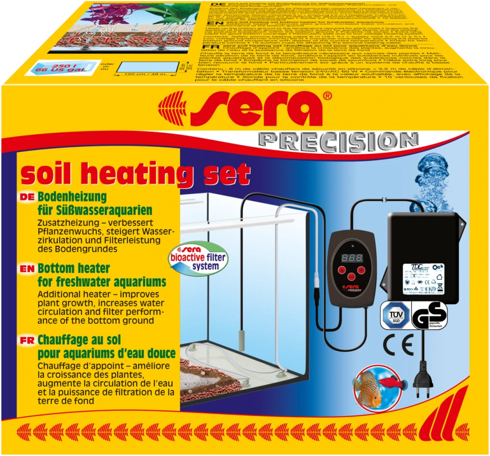 Sera soil heating set 50W řízené vyhřívání dna