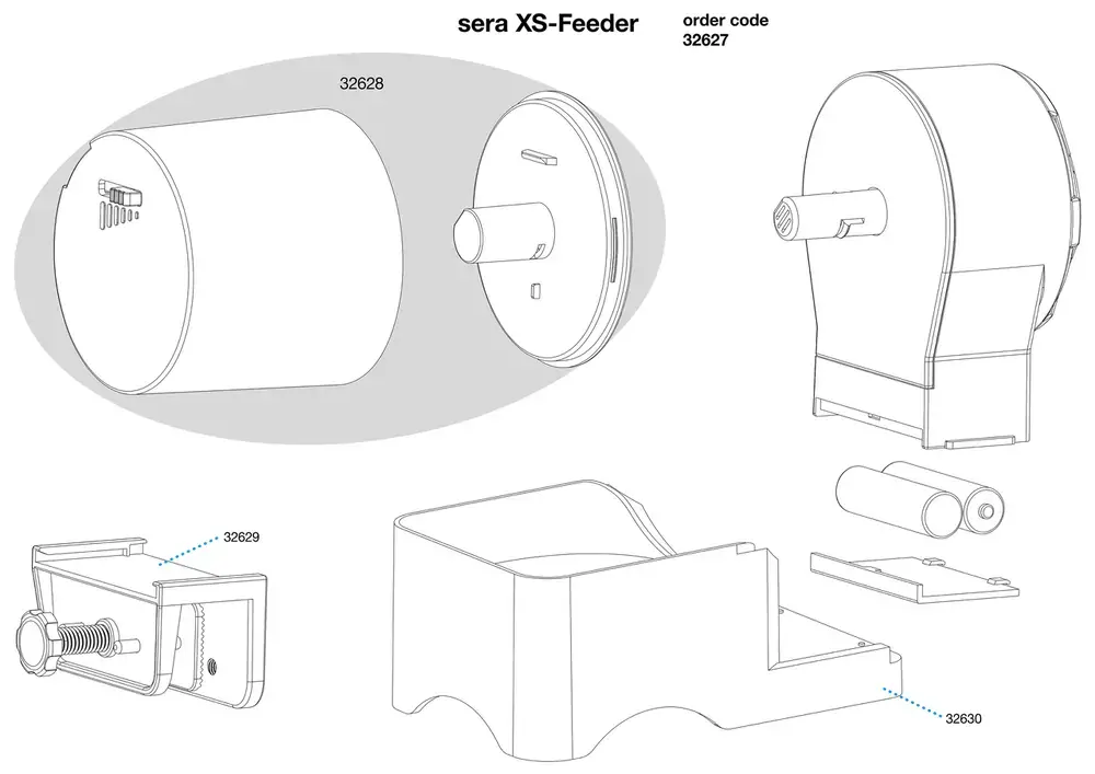 Sera automatické krmítko Sera XS-Feeder