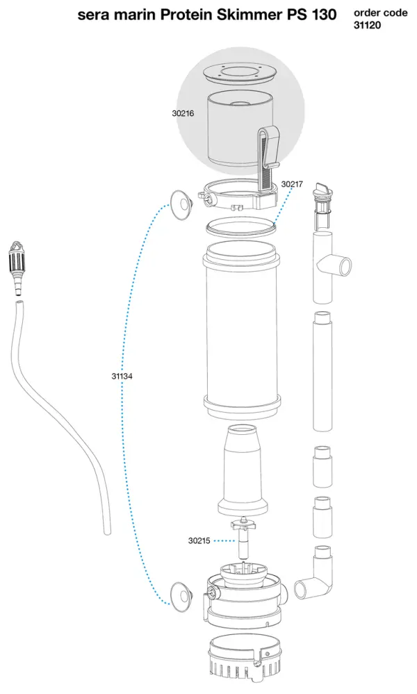 Sera Marin Protein Skimmer PS 200