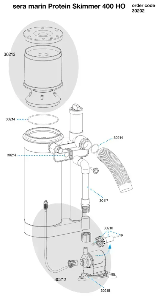 Sera Marin Protein Skimmer 400 HO