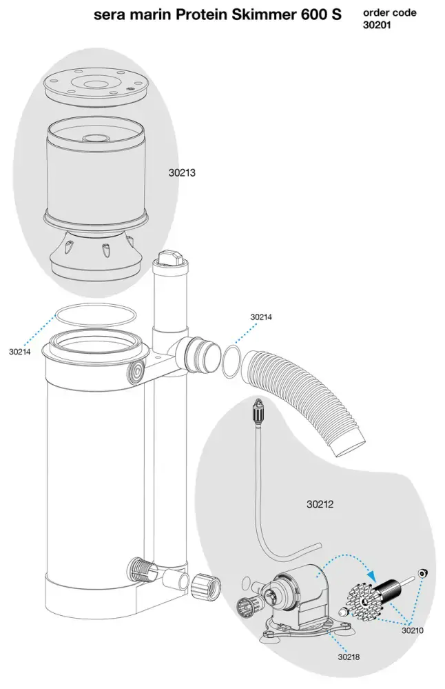 Sera Marin Protein Skimmer 600 S