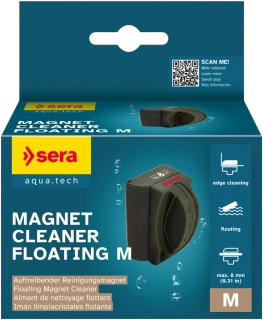 Sera Plovoucí čisticí magnet M sklo do 8mm
