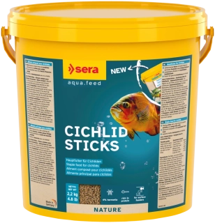 sera Cichlid Sticks | Základní krmivo pro větší cichlidy 10 l 