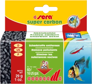 Sera super carbon 29g (Aktivní Uhlí)