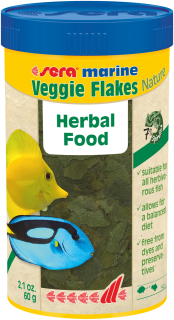 Sera marine Veggie Flakes Nature 250ml